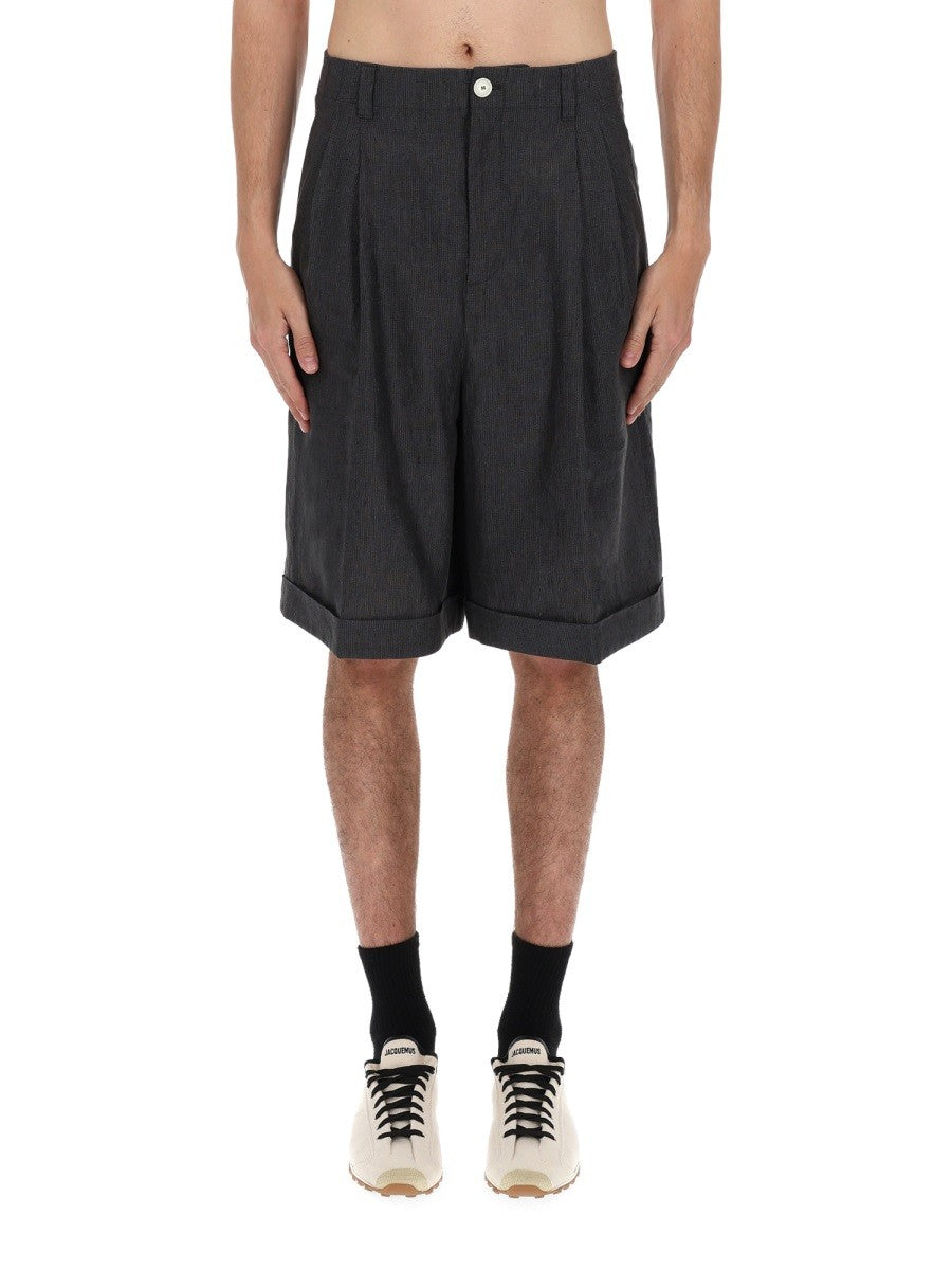 JACQUEMUS Men's LE Shorts Pastro Grey