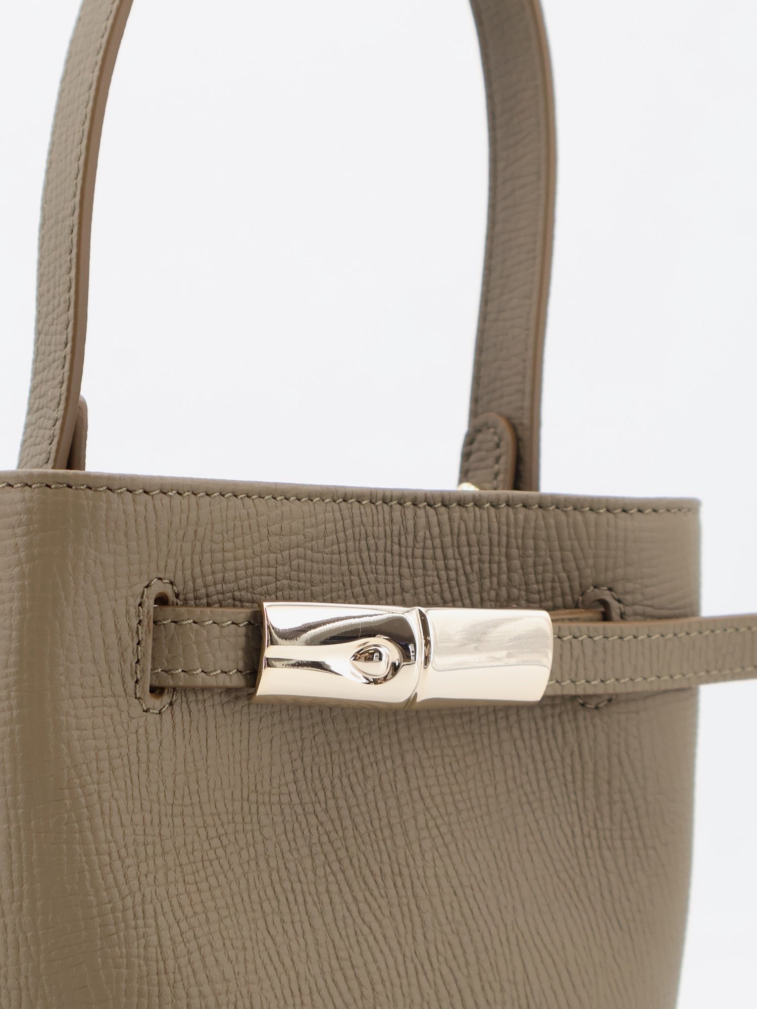 Longchamp Women's Le Smart Leather Bucket Bag Green