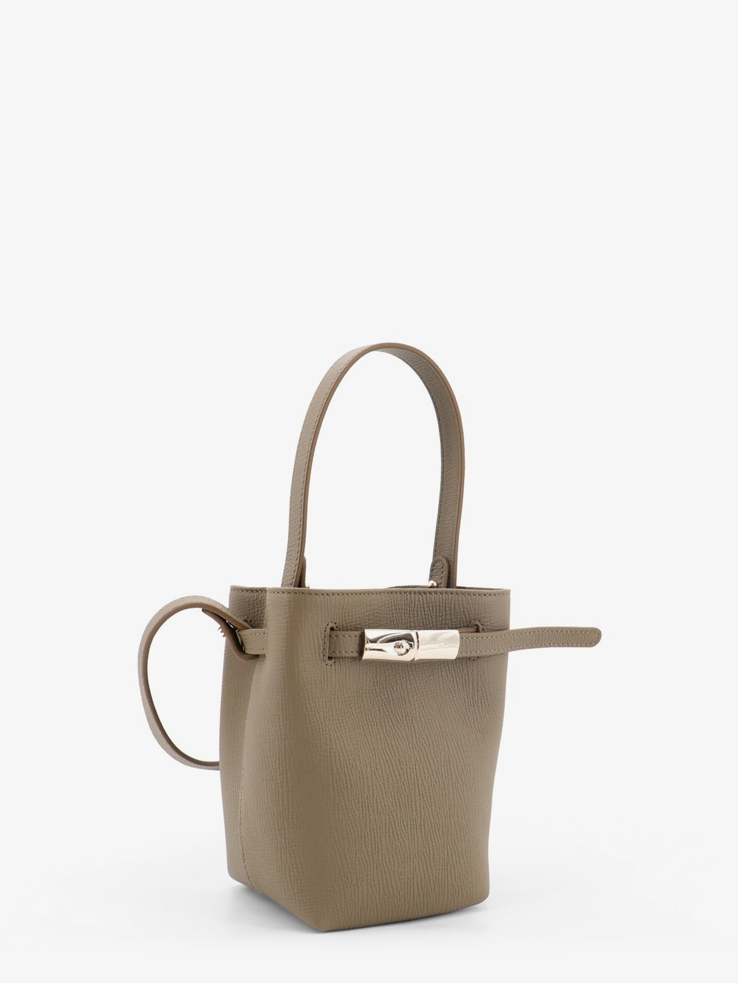 Longchamp Women's Le Smart Leather Bucket Bag Green
