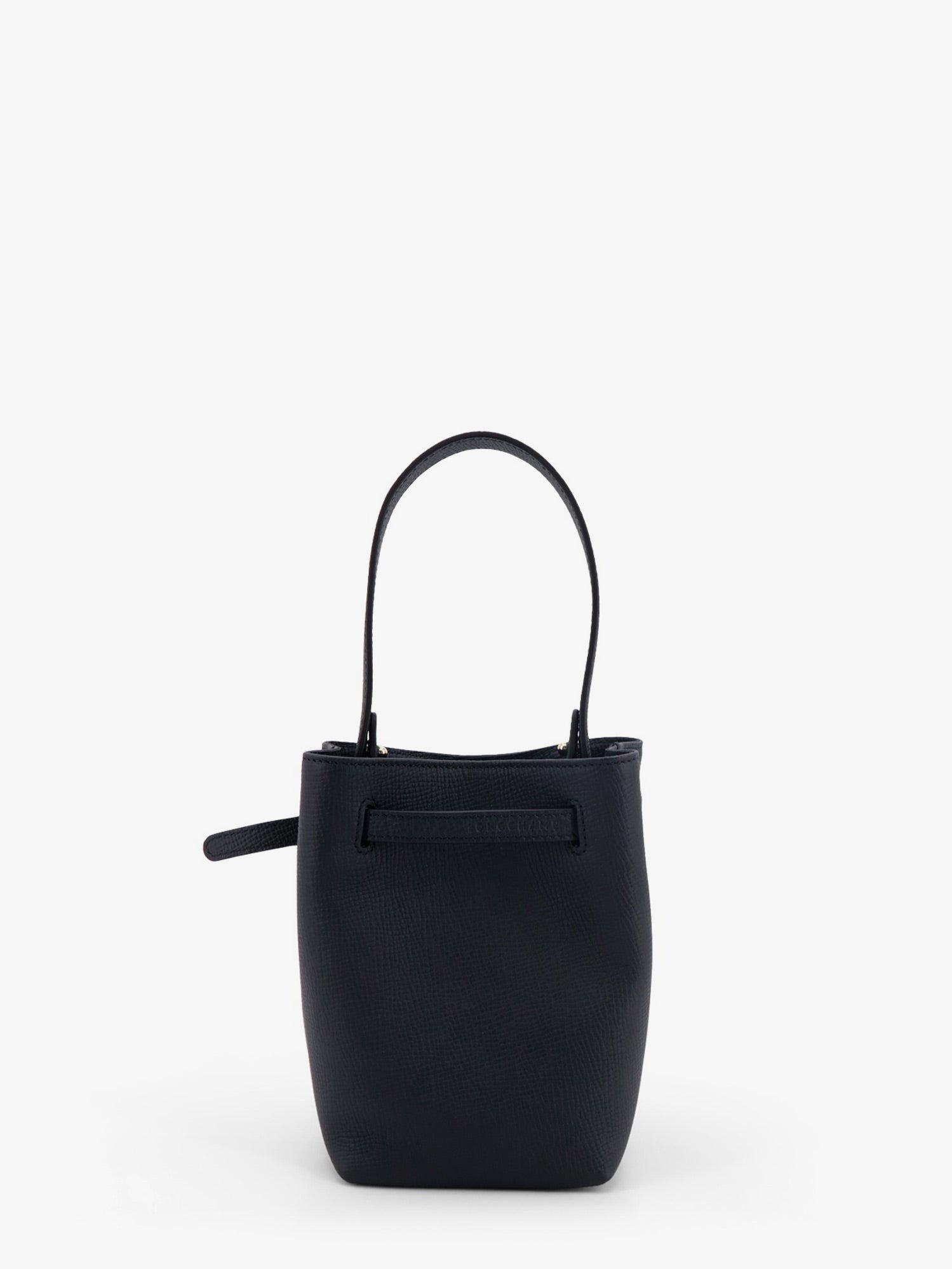 Longchamp Women's Le Smart Leather Bucket Bag Black