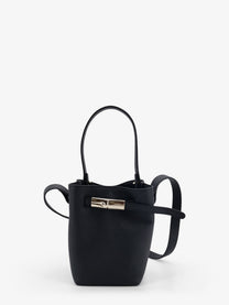 Longchamp Women's Le Smart Leather Bucket Bag Black