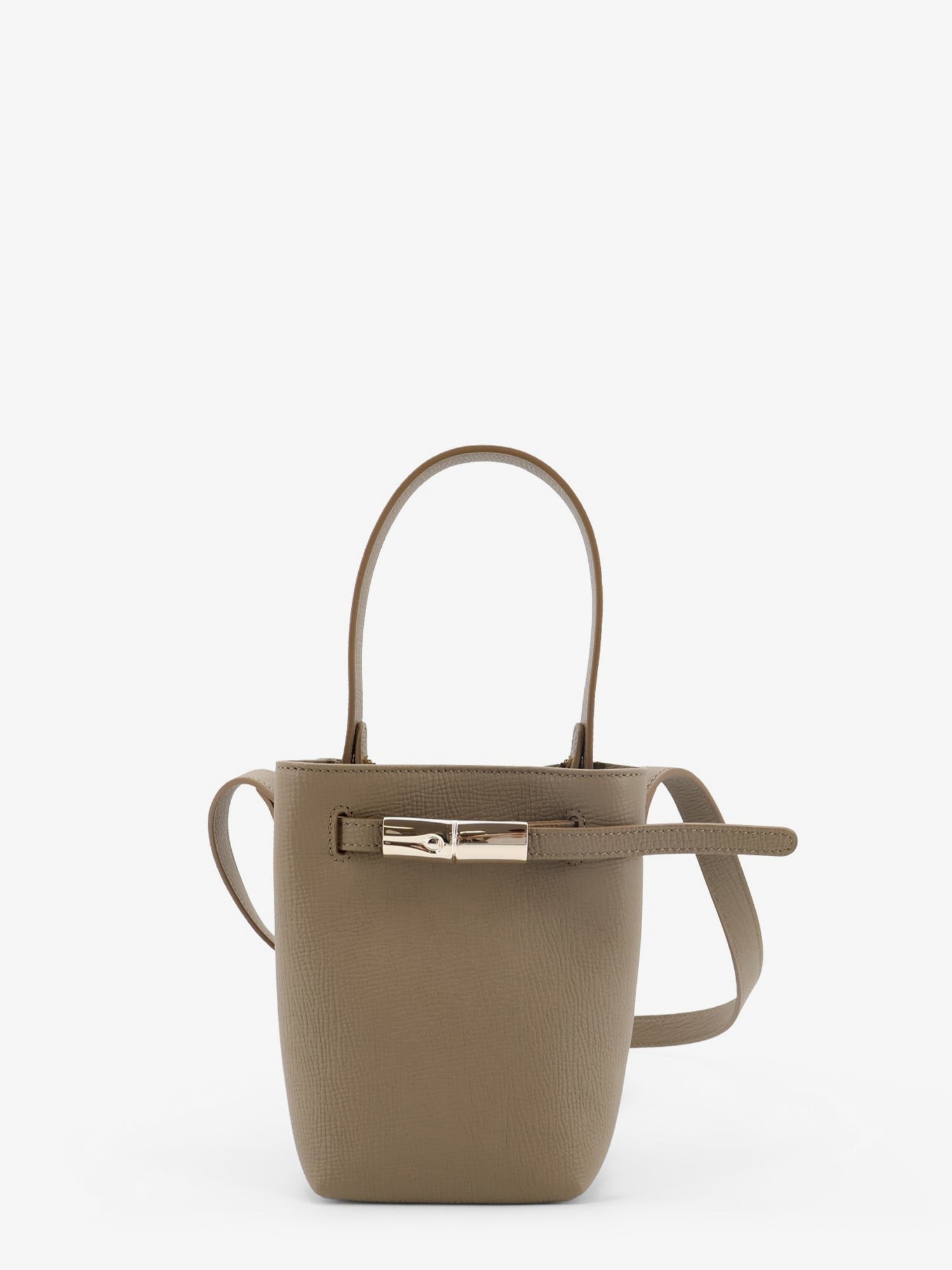 Longchamp Women's Le Smart Leather Bucket Bag Green