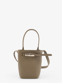 Longchamp Women's Le Smart Leather Bucket Bag Green