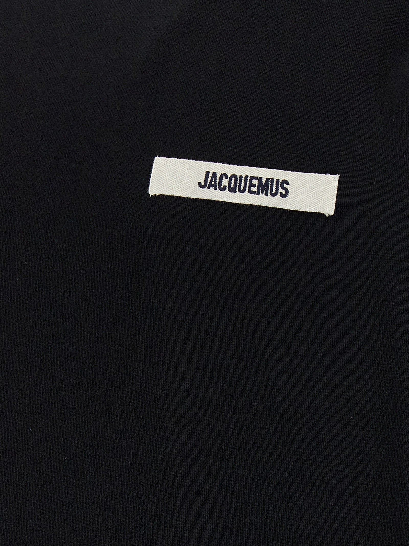 JACQUEMUS Le Sweatshirt Gros Grain Sweatshirt Black