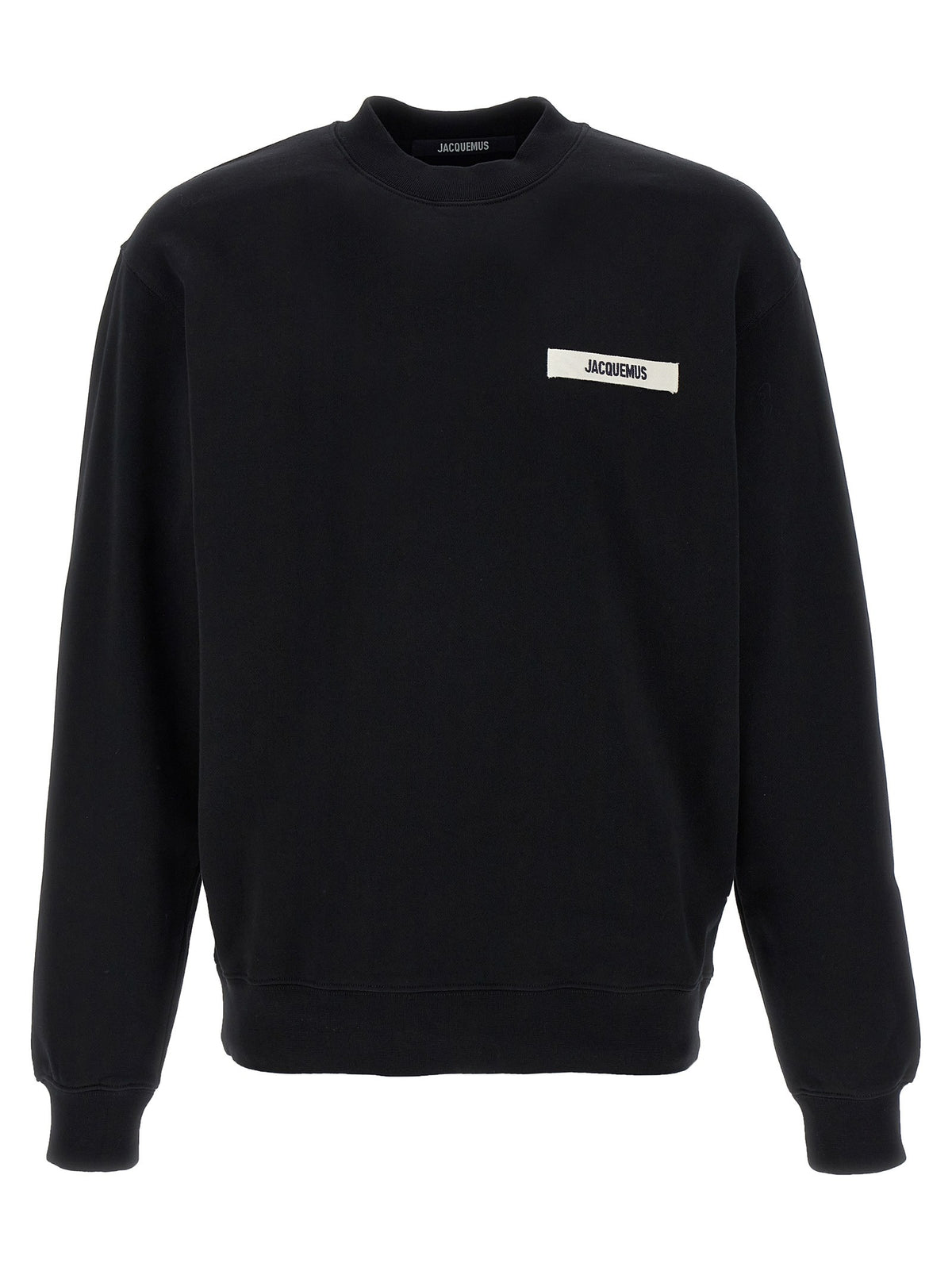 JACQUEMUS Le Sweatshirt Gros Grain Sweatshirt Black