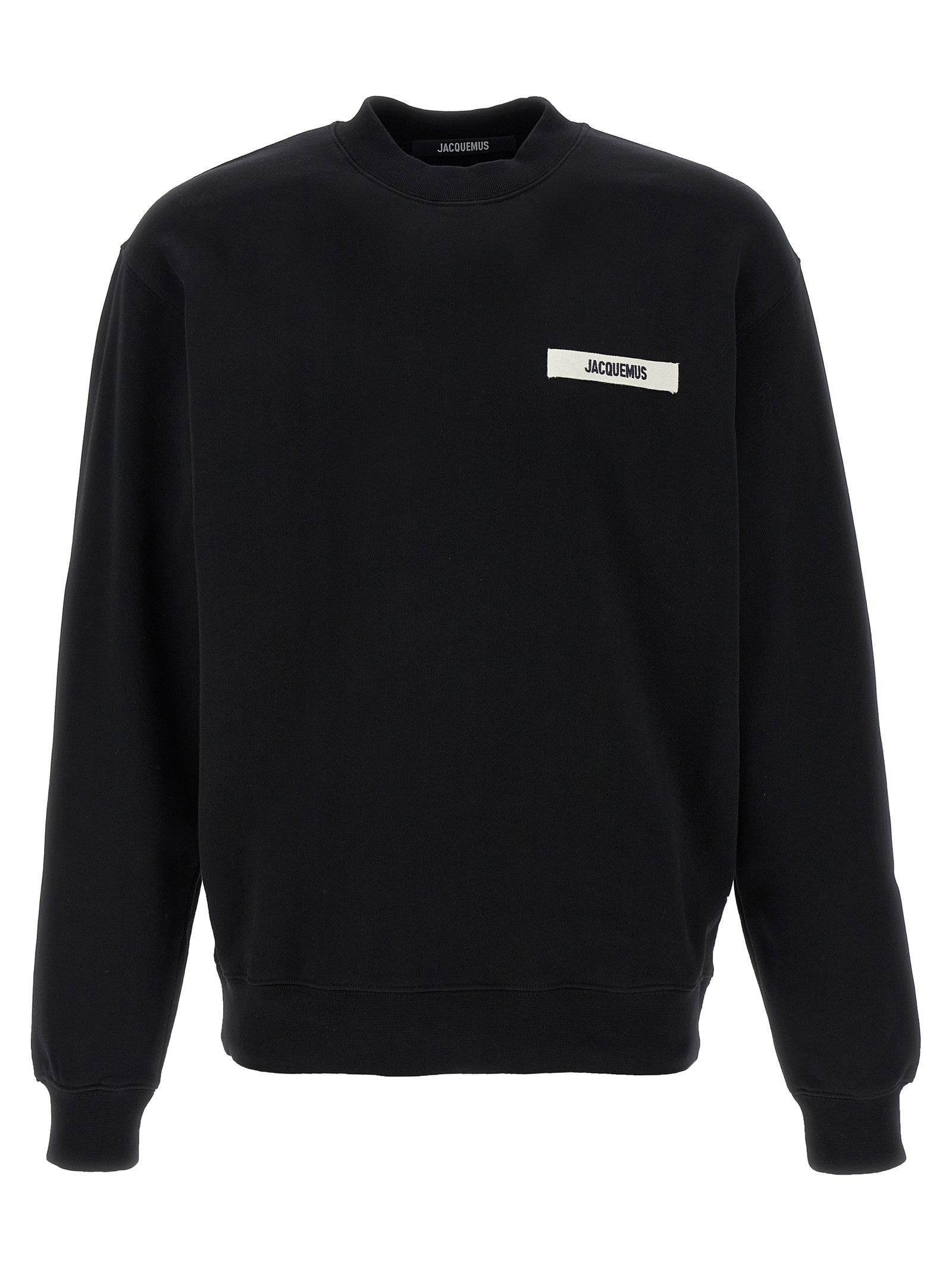 JACQUEMUS Le Sweatshirt Gros Grain Sweatshirt Black