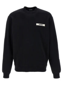 JACQUEMUS Le Sweatshirt Gros Grain Sweatshirt Black