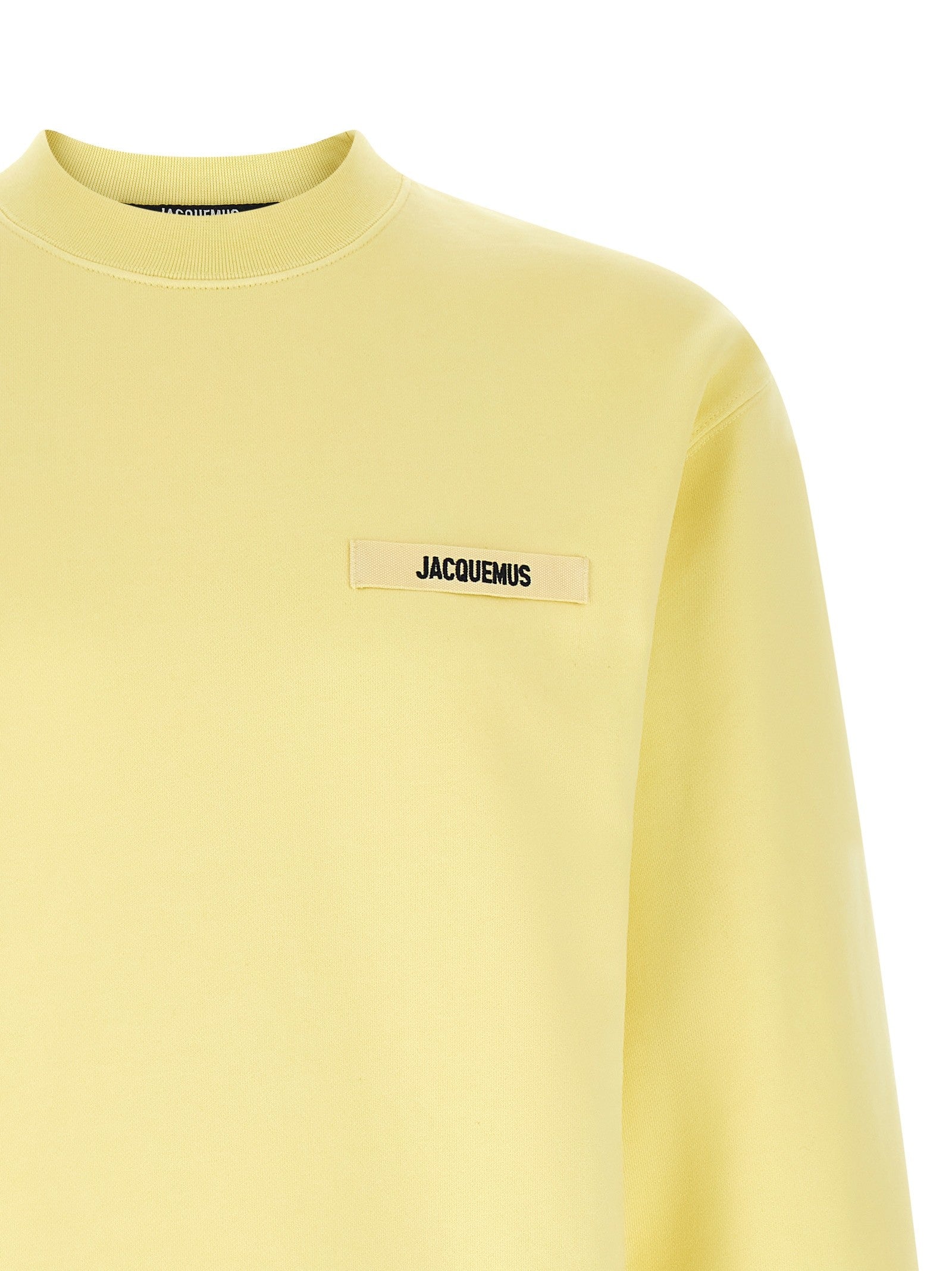 JACQUEMUS Le Sweatshirt Gros Grain Sweatshirt Yellow