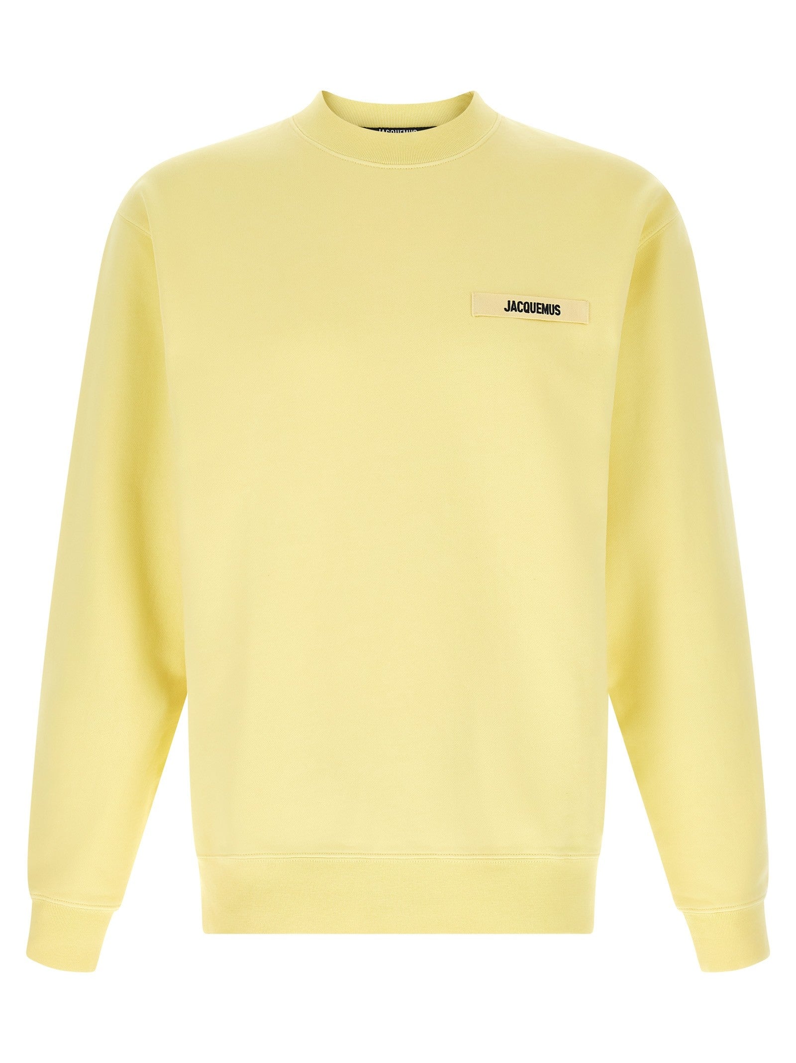JACQUEMUS Le Sweatshirt Gros Grain Sweatshirt Yellow