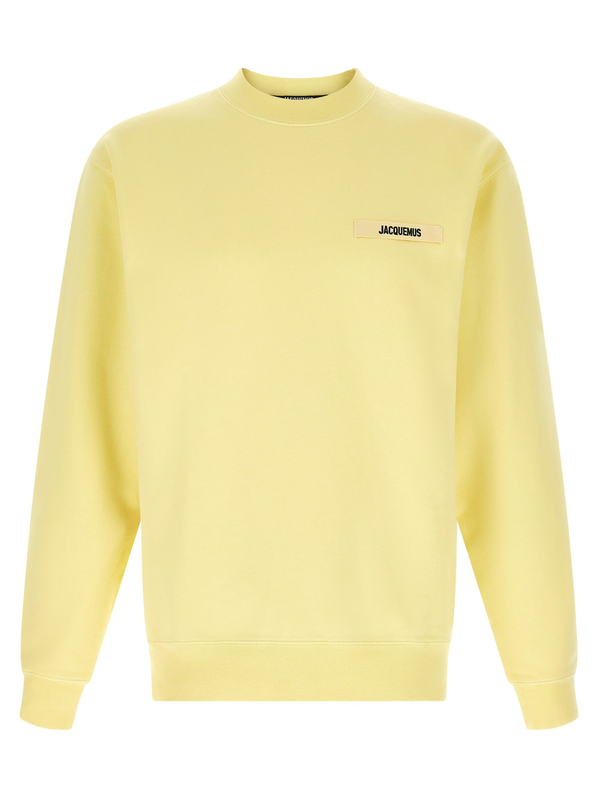 JACQUEMUS Le Sweatshirt Gros Grain Sweatshirt Yellow