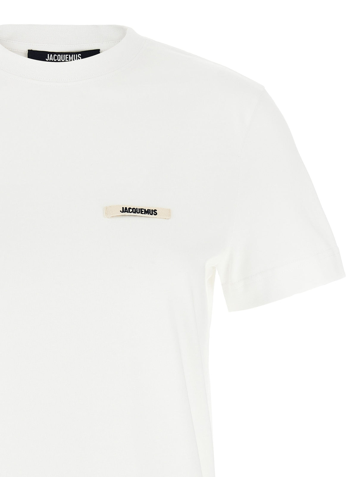 JACQUEMUS Le Shirt Gros Grain Shirt White
