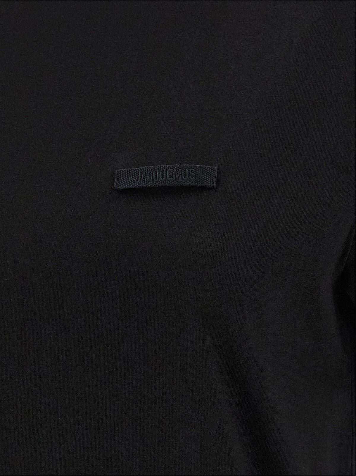 JACQUEMUS Le Shirt Gros Grain Shirt Black