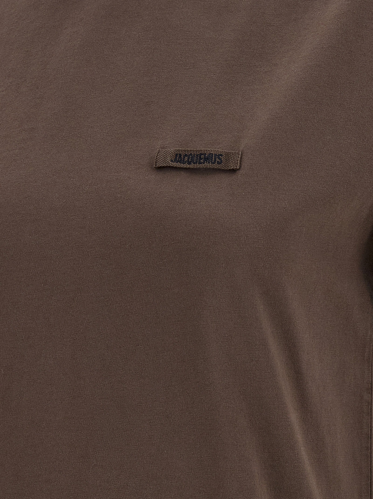 JACQUEMUS Le Shirt Gros Grain Shirt Brown
