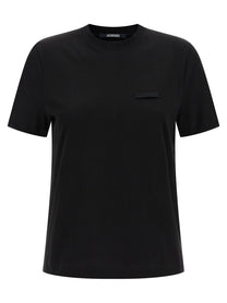 JACQUEMUS Le Shirt Gros Grain Shirt Black