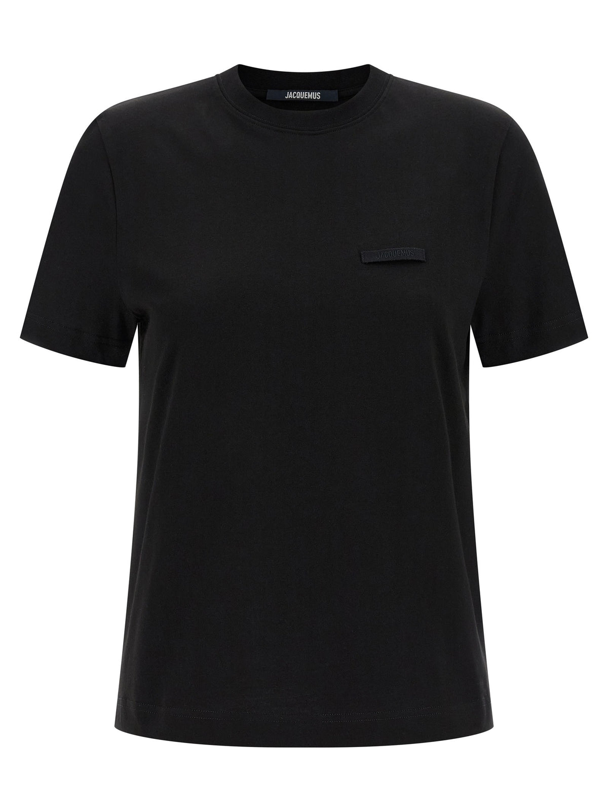 JACQUEMUS Le Shirt Gros Grain Shirt Black