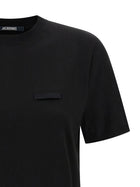 JACQUEMUS Le Shirt Gros Grain Shirt Black