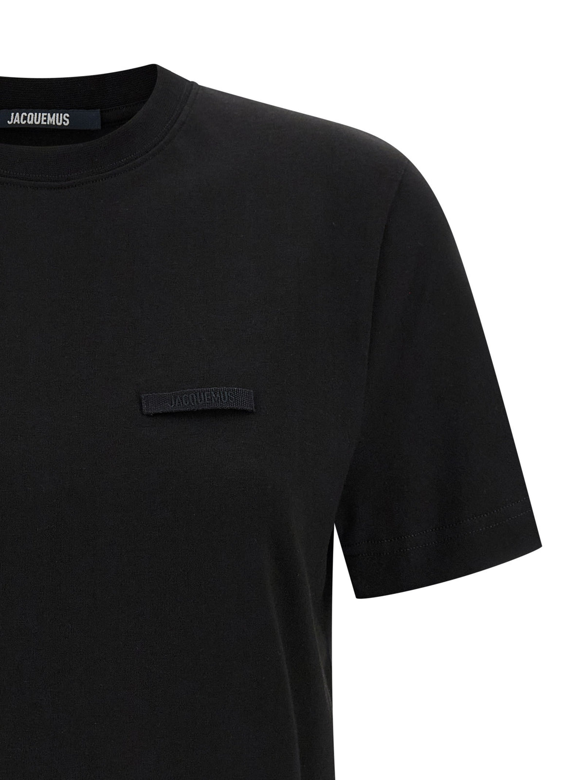 JACQUEMUS Le Shirt Gros Grain Shirt Black