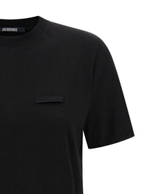 JACQUEMUS Le Shirt Gros Grain Shirt Black