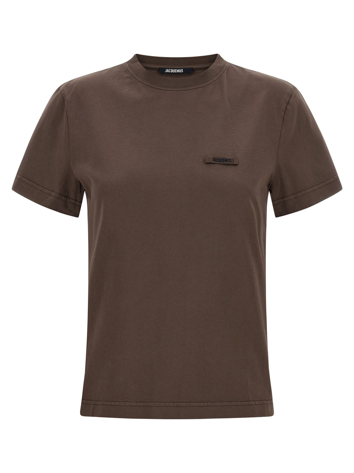 JACQUEMUS Le Shirt Gros Grain Shirt Brown