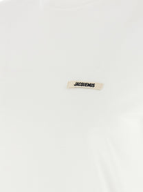 JACQUEMUS Le Shirt Gros Grain Shirt White