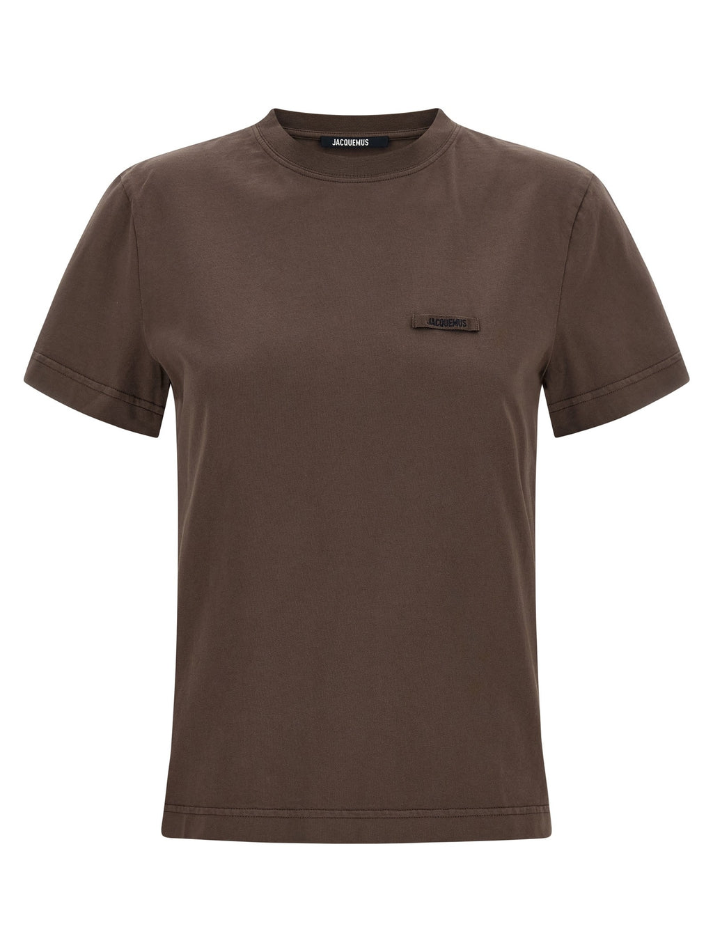 JACQUEMUS Le Shirt Gros Grain Shirt Brown
