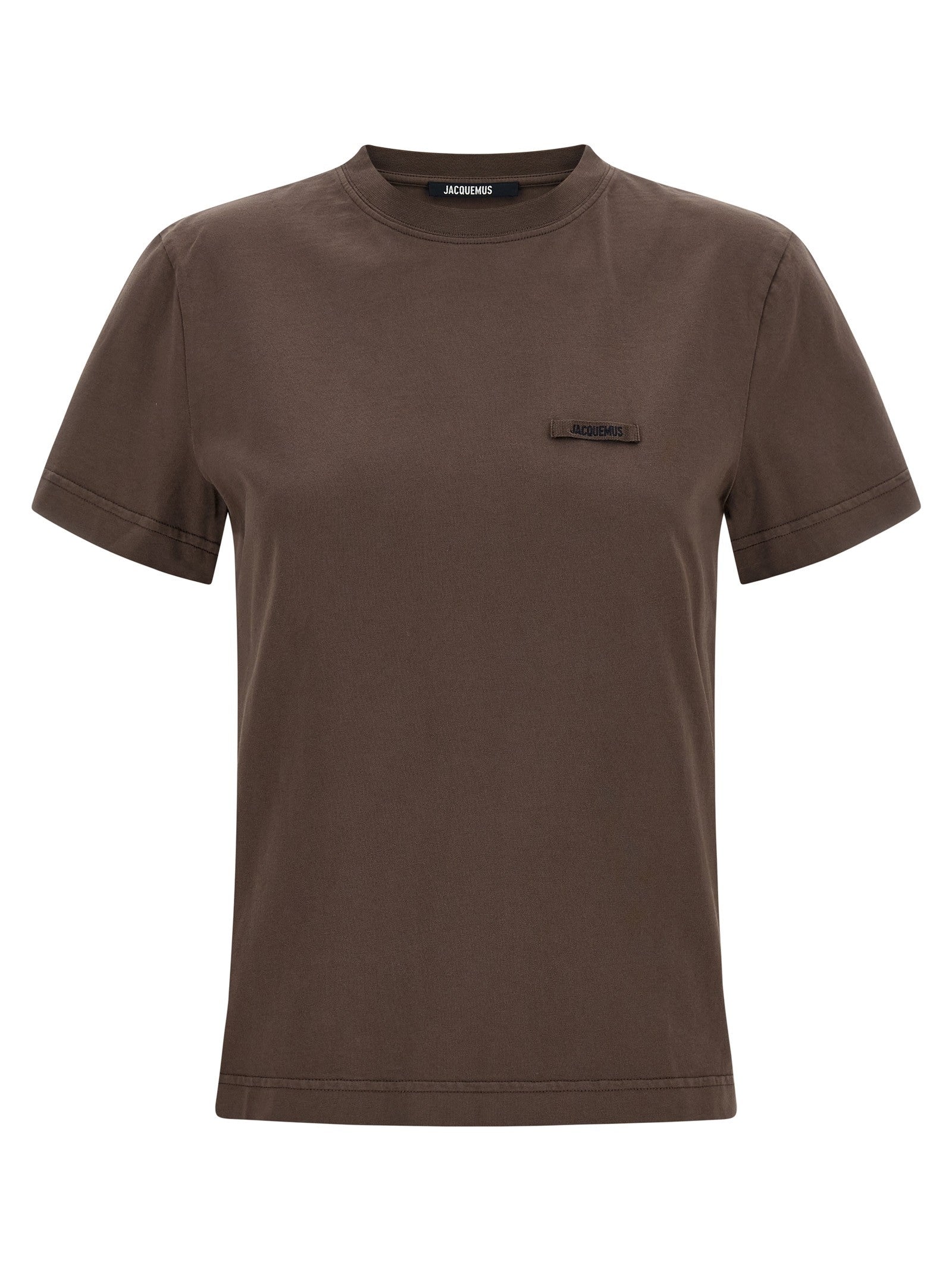 JACQUEMUS Le Shirt Gros Grain Shirt Brown