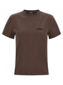 JACQUEMUS Le Shirt Gros Grain Shirt Brown