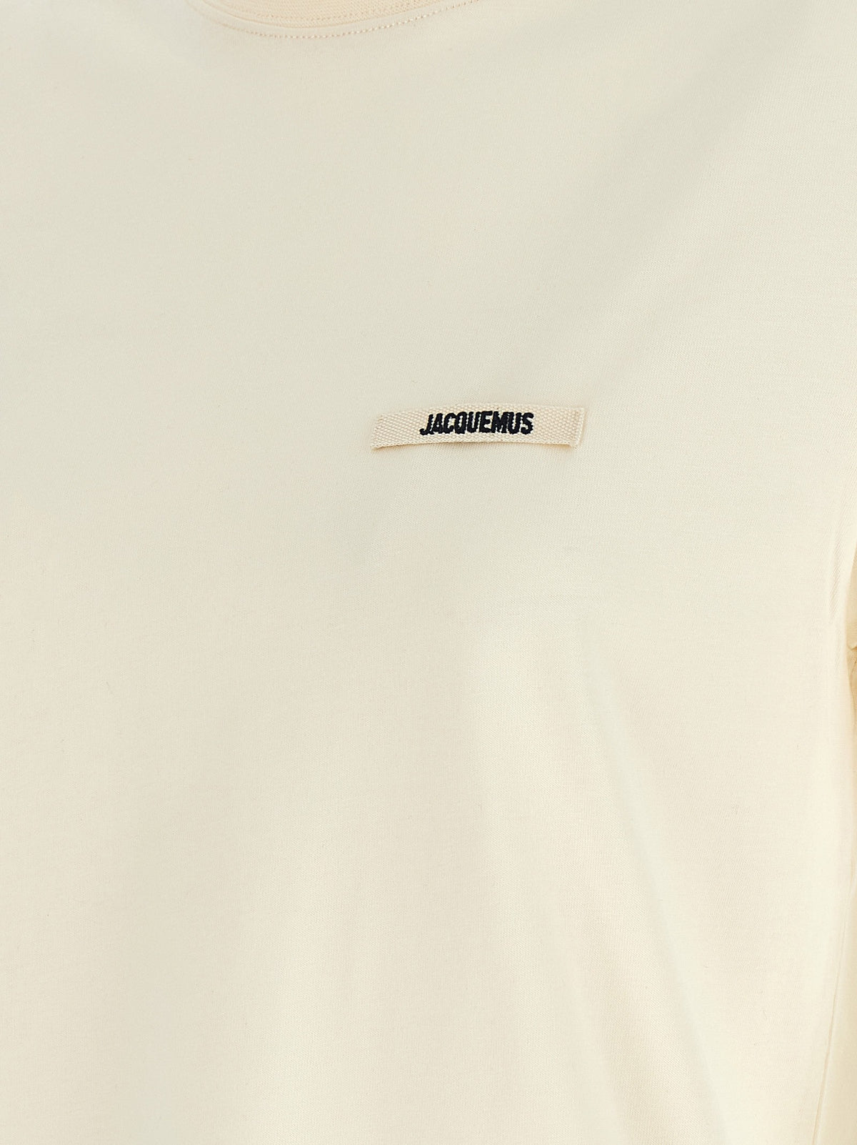 JACQUEMUS Le Shirt Gros Grain Shirt Beige