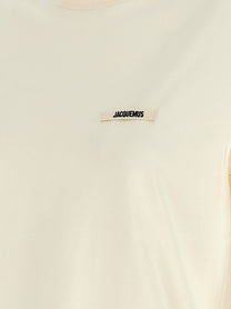 JACQUEMUS Le Shirt Gros Grain Shirt Beige