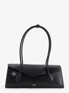 ALAÏA Women's Le Teckel Flap Leather Handbag Black