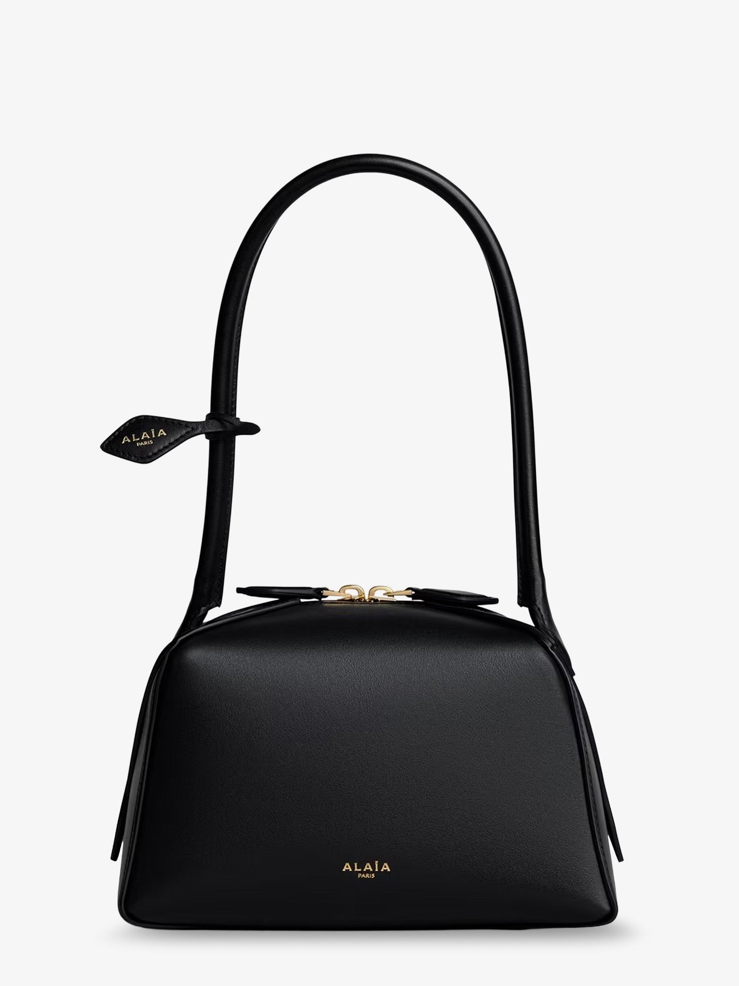 ALAÏA Women's Le Teckel Leather Shoulder Bag Black