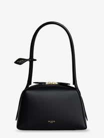 ALAÏA Women's Le Teckel Leather Shoulder Bag Black