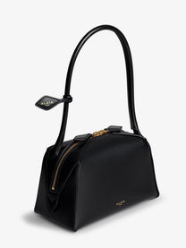 ALAÏA Women's Le Teckel Leather Shoulder Bag Black