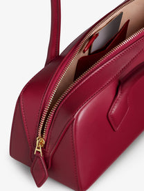 ALAÏA Women's Le Teckel Leather Shoulder Bag Red