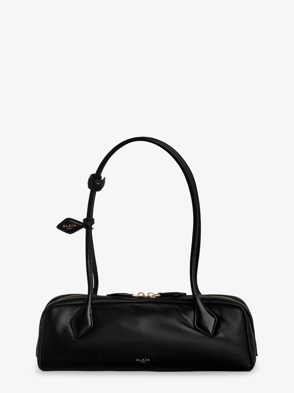 ALAÏA Women's Le Teckel Leather Shoulder Bag Black