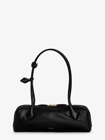 ALAÏA Women's Le Teckel Leather Shoulder Bag Black