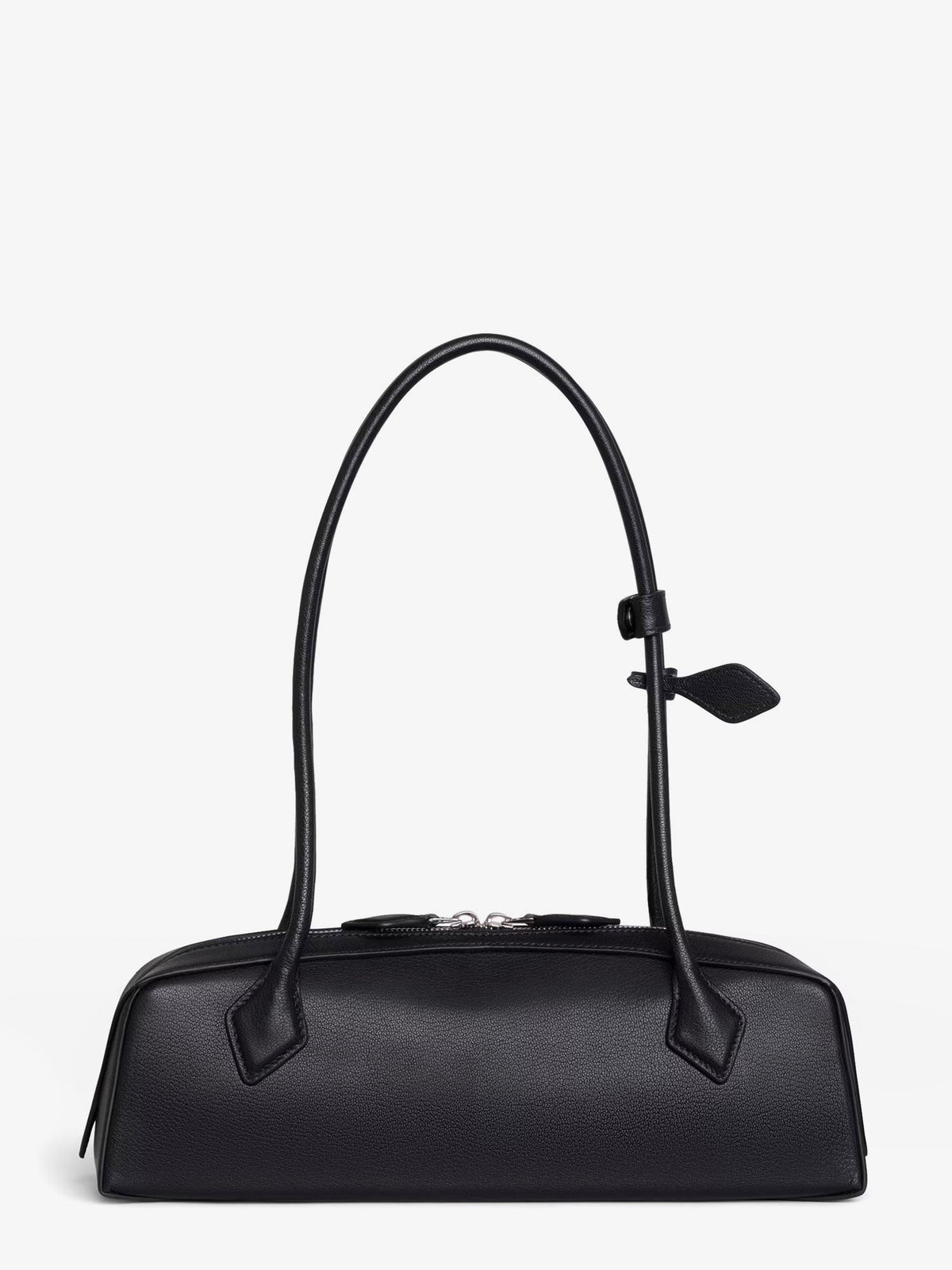 ALAÏA Women's Le Teckel Medium Leather Shoulder Bag Black