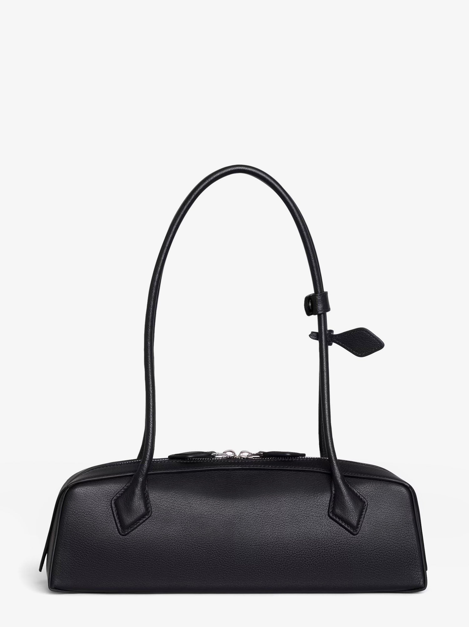 ALAÏA Women's Le Teckel Medium Leather Shoulder Bag Black