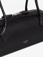 ALAÏA Women's Le Teckel Medium Leather Shoulder Bag Black