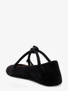 ALAÏA Women's Le Teckel Suede Ballet Flats Black, view 4