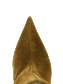 The Attico Lea Boots Green, view 4