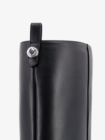 The Attico Women's Lea Leather Boots Black
