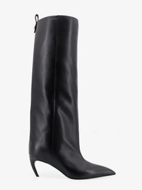 The Attico Women's Lea Leather Boots Black