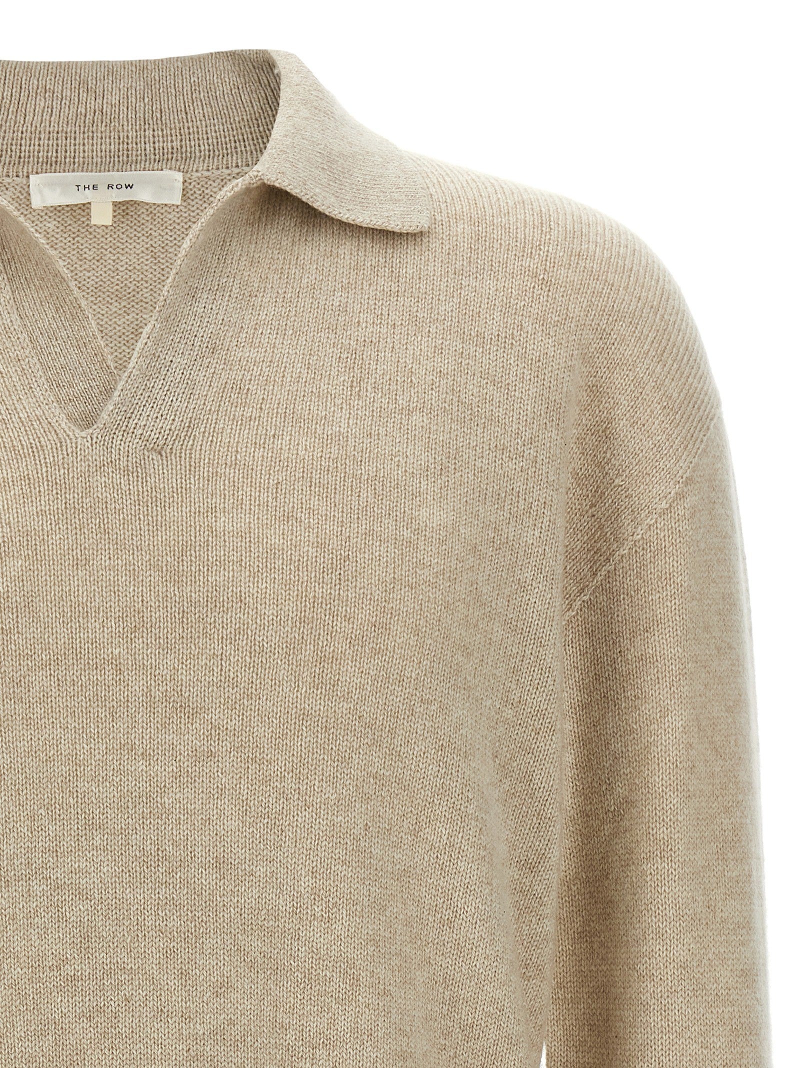 The Row Leach Polo Shirt Beige