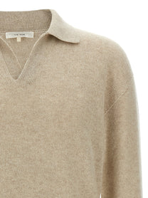 The Row Leach Polo Shirt Beige