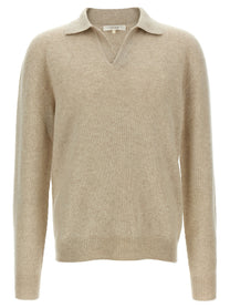The Row Leach Polo Shirt Beige