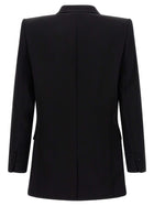 Balmain Leaf Embroidery Blazer Black, view 2