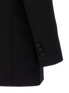 Balmain Leaf Embroidery Blazer Black, view 4