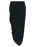 ISSEY MIYAKE Leaf Pleats Skirt Blue