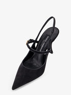 Dolce &amp; Gabbana Women's Leather and Suede Pumps Black, view 4